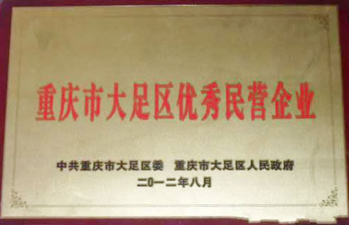 重慶市大足區(qū)優(yōu)秀民營(yíng)企業(yè)
